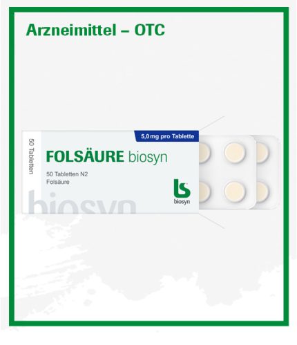FOLSÄURE-Therapie von Folsäuremangel