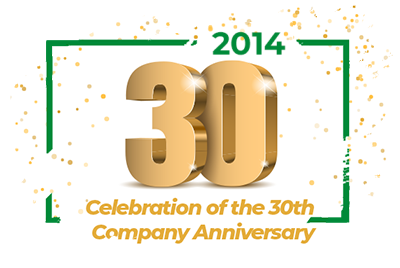 2014-Celebration of the company's 30th anniversary