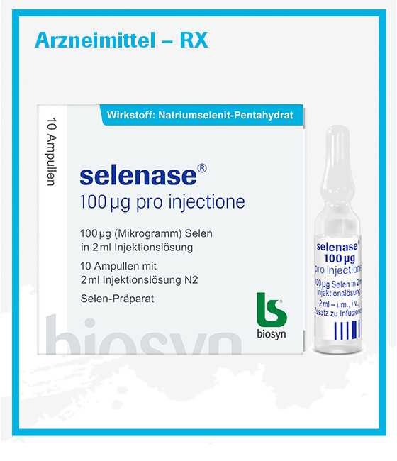 Selenase® 100 µg pro Injektion-Injektion bei Selenmangel