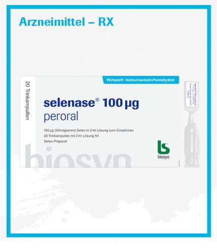 Selenase® 100 µg peroral bei Selenmangel