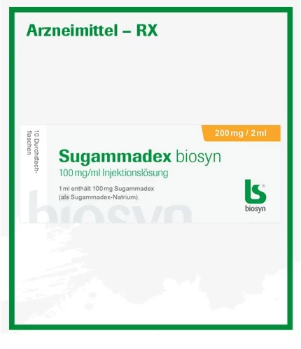 Sugammadex-Muskelrelaxans-Umkehrer